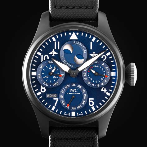 iwc big pilot blue|iwc big pilot perpetual calendar.